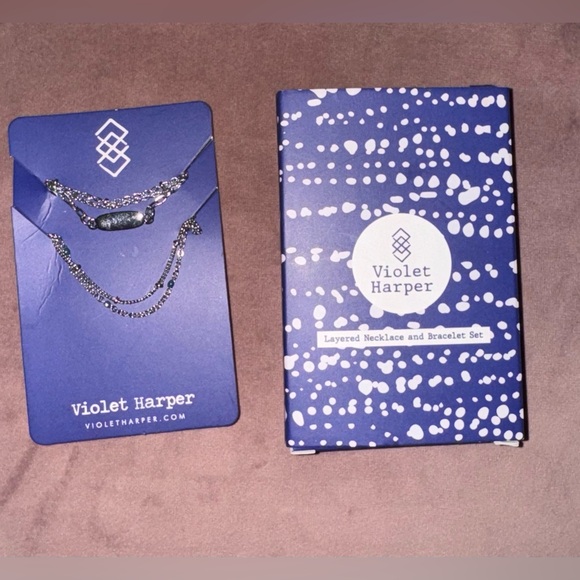 Violet Harper Isabella Beaded & Silver
Layered Necklace + Bracelet Set - Picture 9 of 10